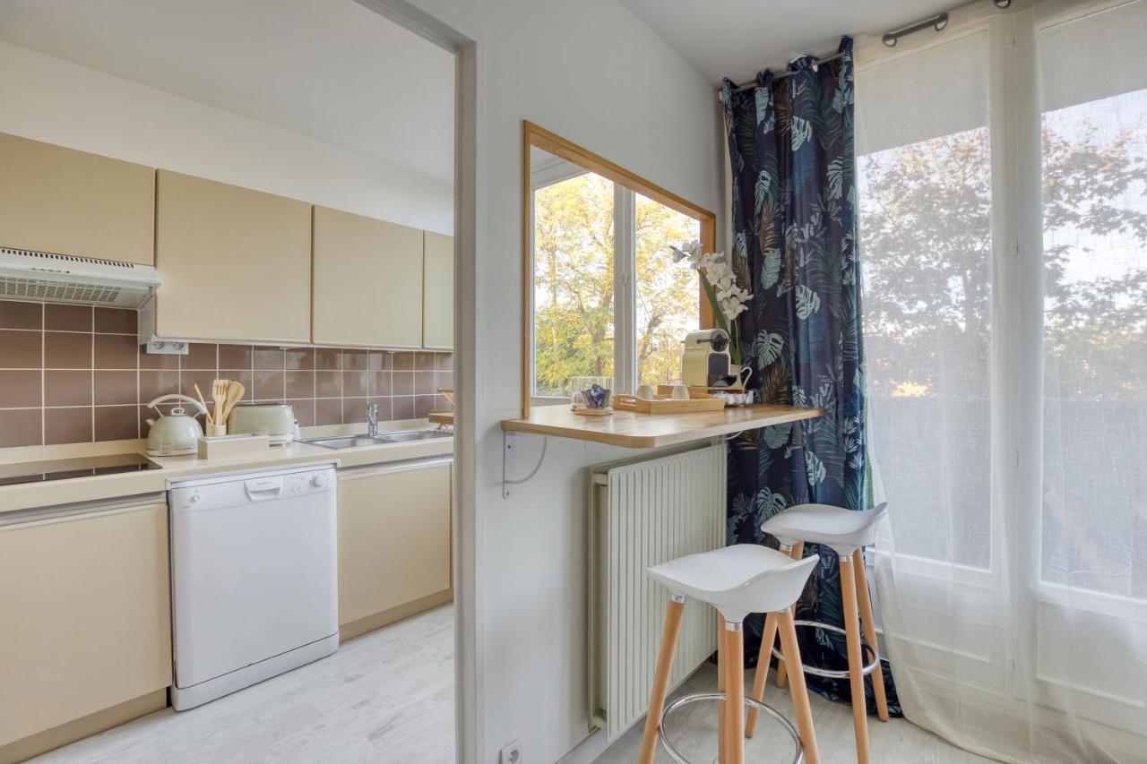 Escale De L'Yvette - 50M2 Cosy, Balcony & Parking Longjumeau Exterior foto